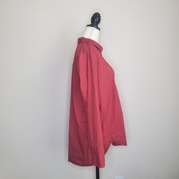 Free People Charlie Button Down Blouse Medium - Picture 4 of 9